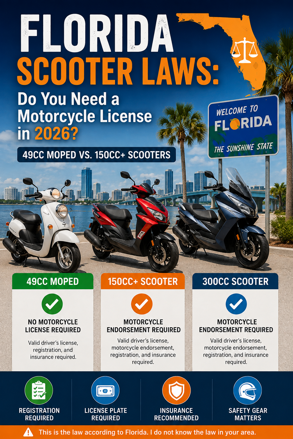 Florida Scooter Laws (2026):