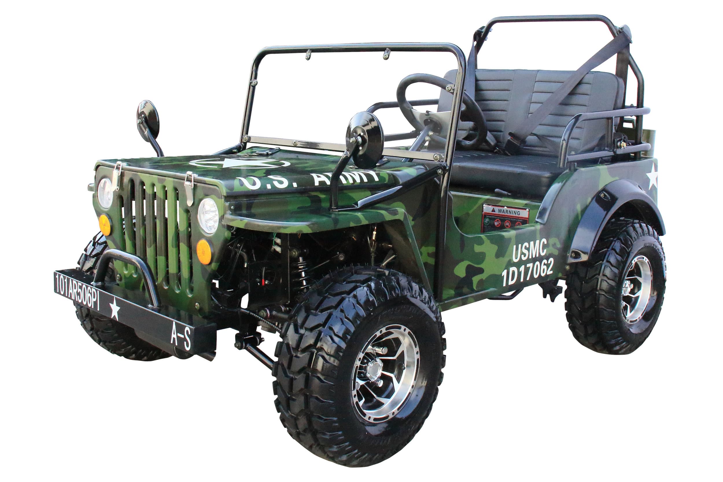 125GK JEEP Willys 6125A -3 spd. reverse Chrome Rims front engine
