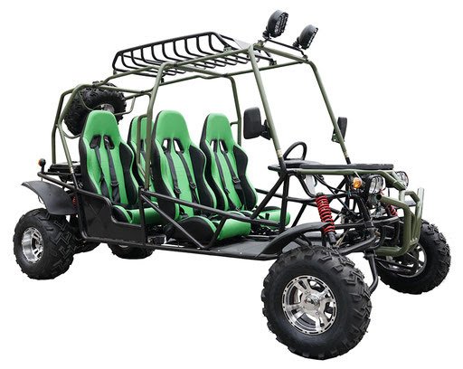 TK200GK-6A CARRIER - 4 seater, spare tire, Chrome Rims