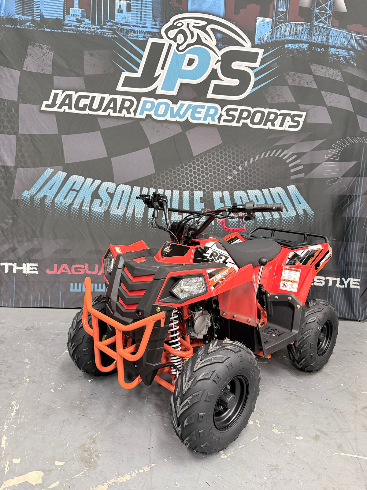 Apollo Mini Commander 110cc Youth ATV Fully Automatic With Reverse - Utility Off Road Quad - Front view
