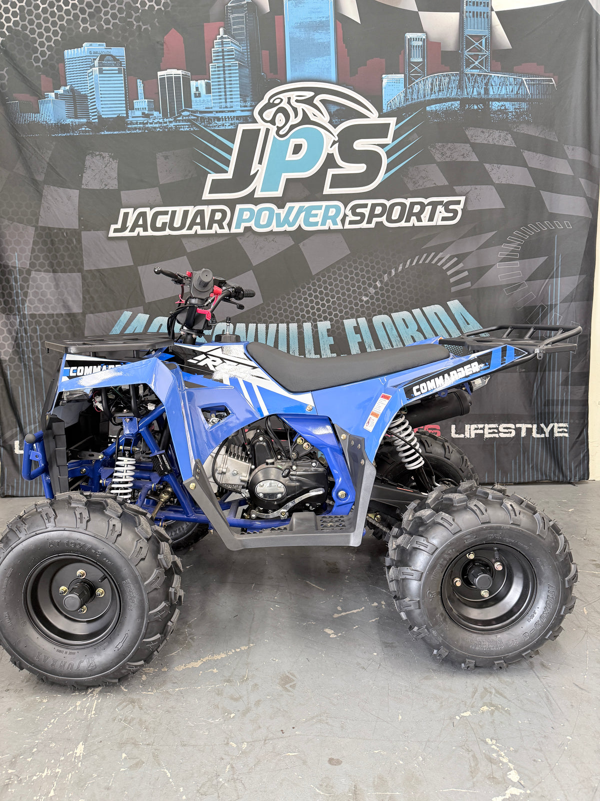 Apollo Commander 125cc Fully Automatic With Reverse Youth ATV - Utility Quad - Side View