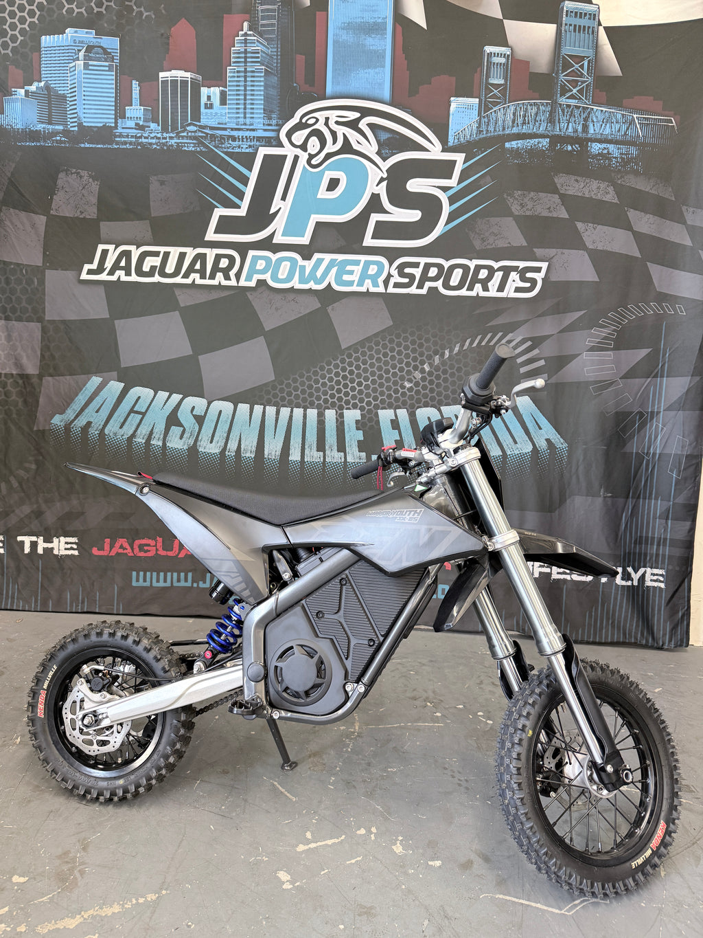 RFN Warrior SX-E5 Youth Electric Dirt Bike – 48V Lithium Kids Off-Road Motocross Bike - Side view