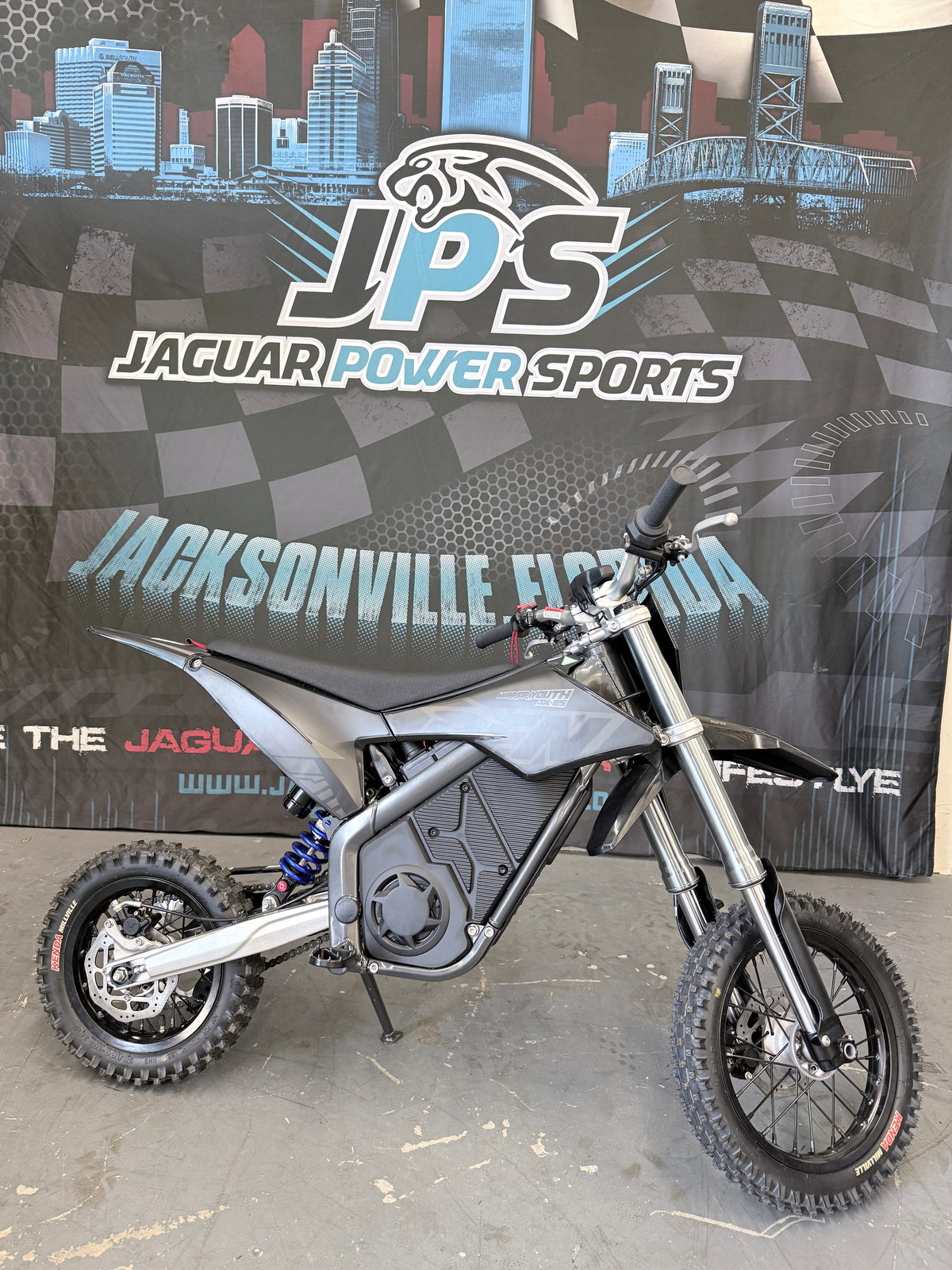 RFN Warrior SX-E5 Youth Electric Dirt Bike – 48V Lithium Kids Off-Road Motocross Bike - Side view