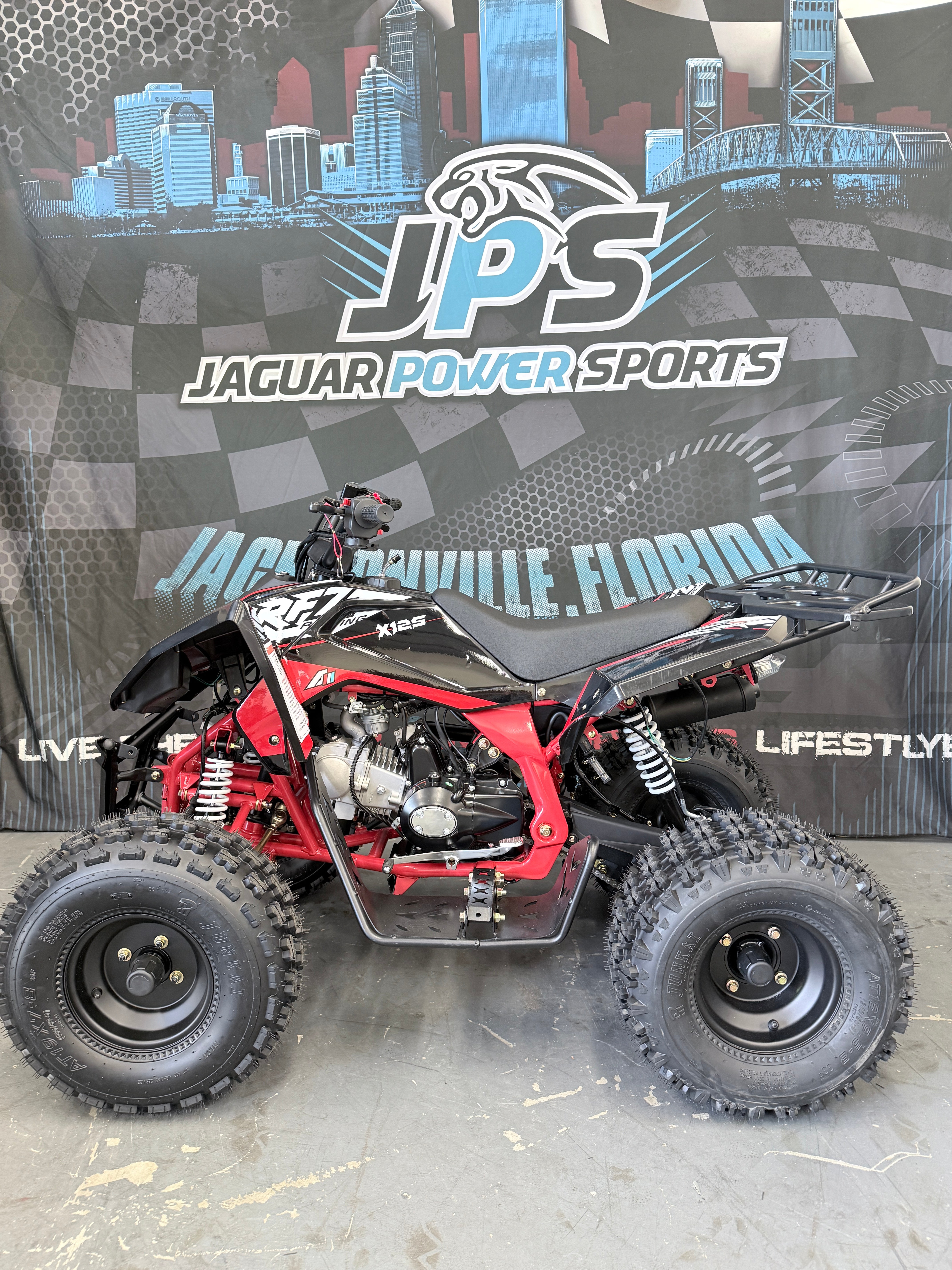 【MRF】12-13mm&13mmAA×1台分セット+13mmAA(黒/ピンク) Apollo Falcon 125cc Fully Automatic With Reverse Youth ATV - Sport