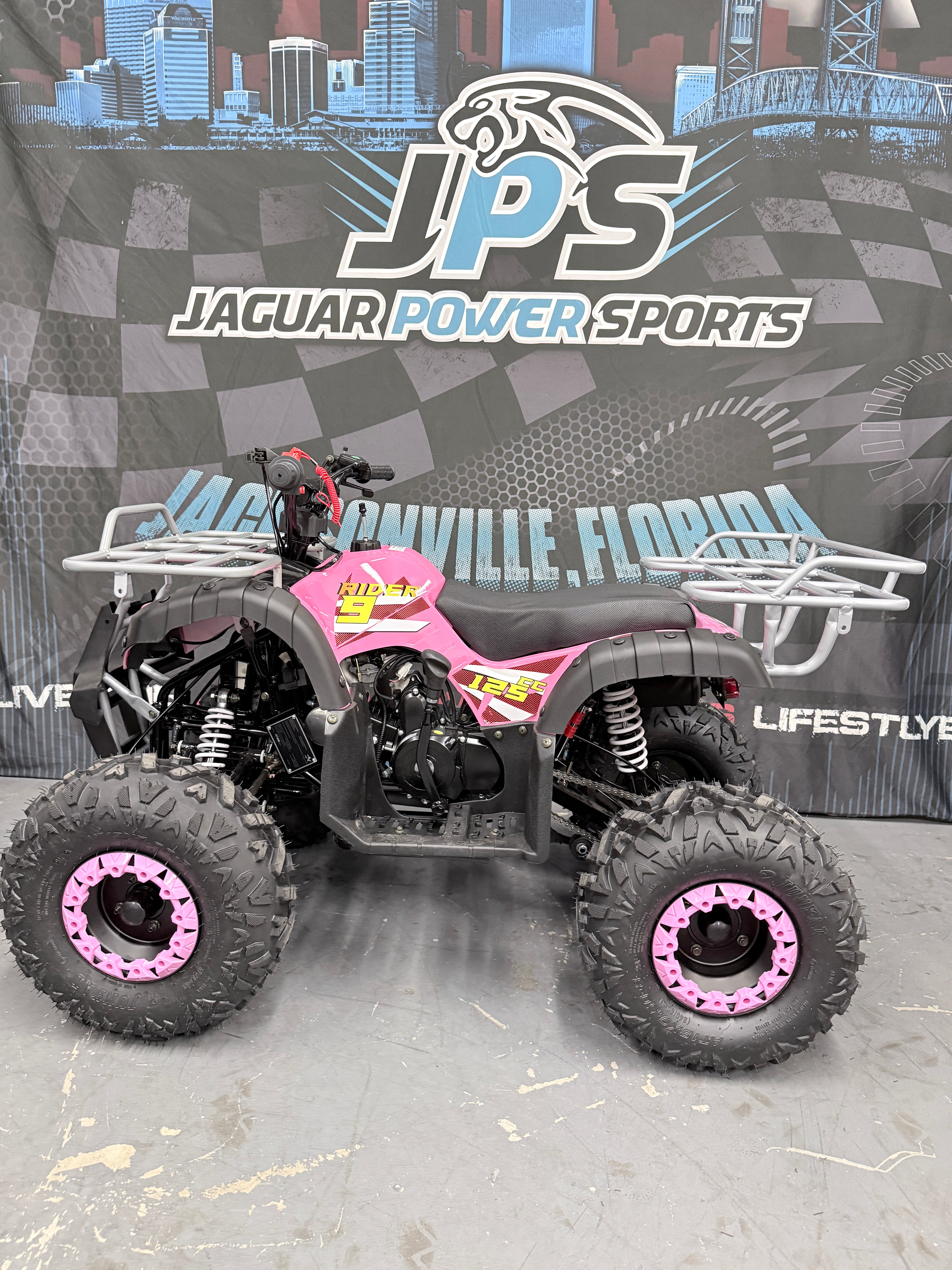 Rider 9 125cc Fully Automatic With Reverse Youth ATV -Utility Off
