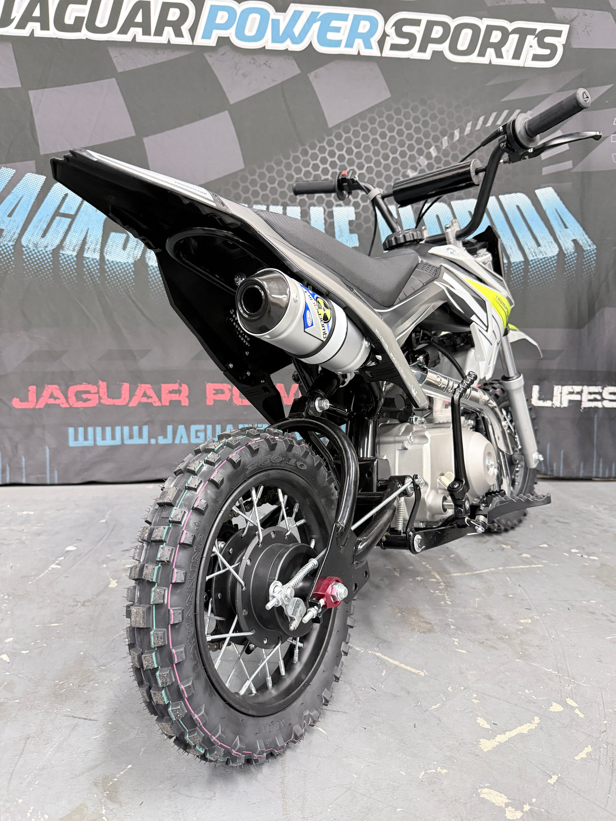 Thumpstar TSB-70 70cc Youth Dirt Bike – Automictic Off Road Motorcycle for Kids - Back View