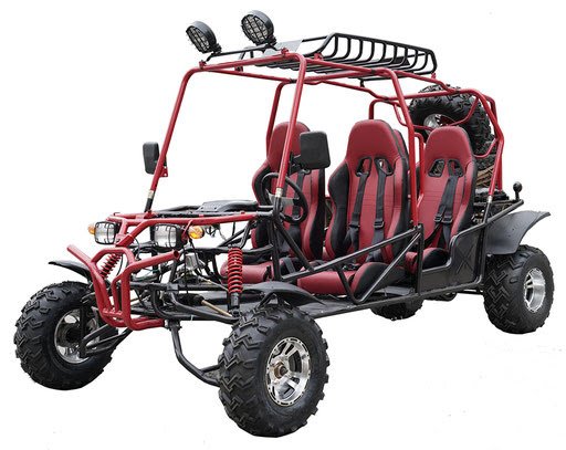 TK200GK-6A CARRIER - 4 seater, spare tire, Chrome Rims