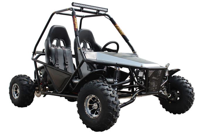 KD200GKM BATMAN - F-N-R, DLX w/ Chrome Rims, LED lightbar