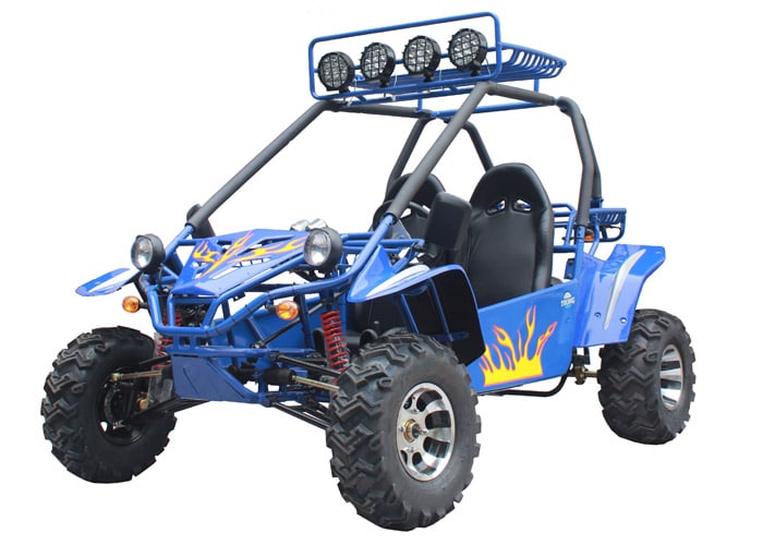TK200GK-9A COMMANDER - BLACK STEEL RIMS - double chain