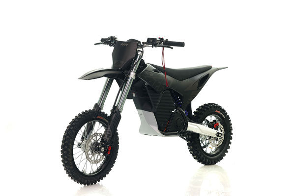 RFN Warrior SX-E8 60V Electric Dirt Bike – High-Performance Off-Road Motorcycle for Teens - black - front view