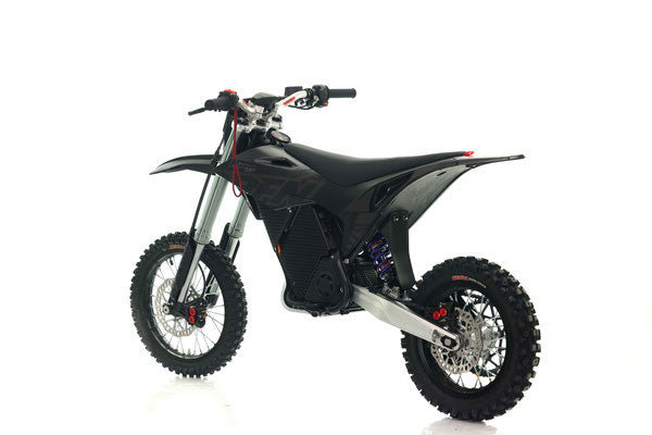 RFN Warrior SX-E8 60V Electric Dirt Bike – High-Performance Off-Road Motorcycle for Teens - black back view