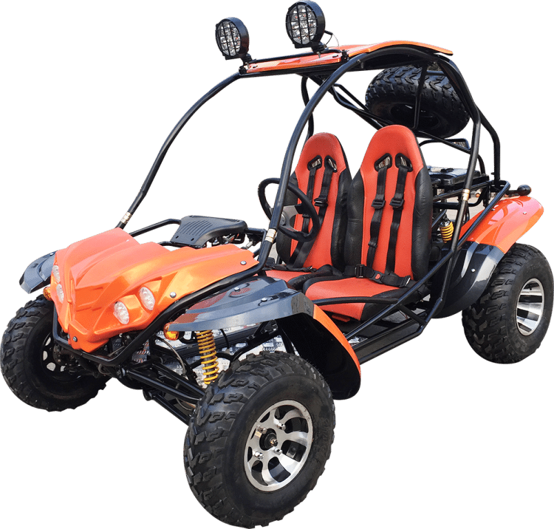 TK200GK-8 RALLY- chrome weels, spare tire, body