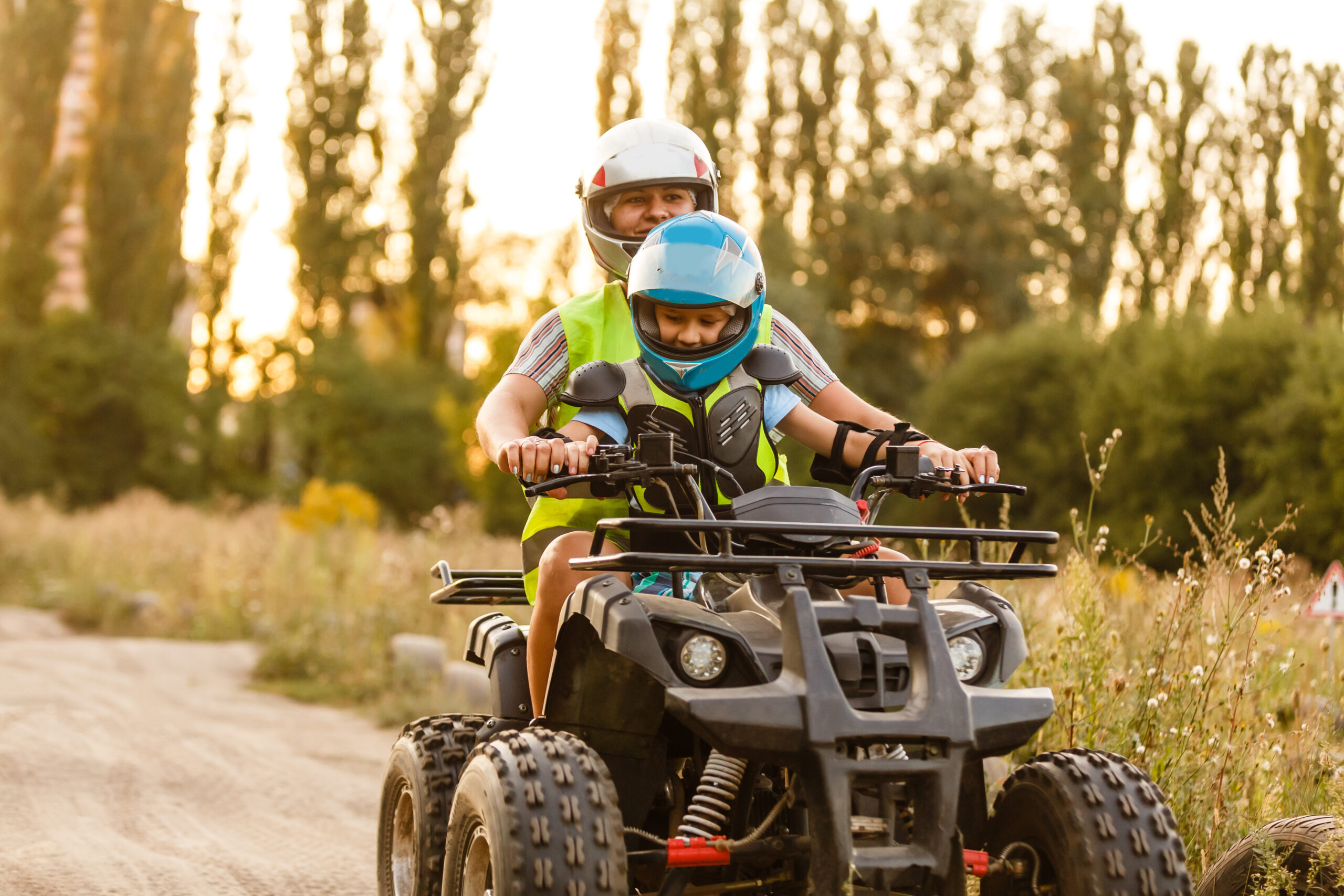 Safely riding an ATV